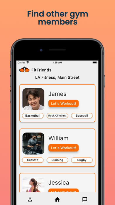 FitFriends: Find Gym Partners Screenshot