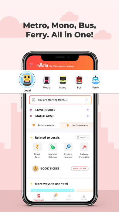 YATRI - City Travel Guide Screenshot