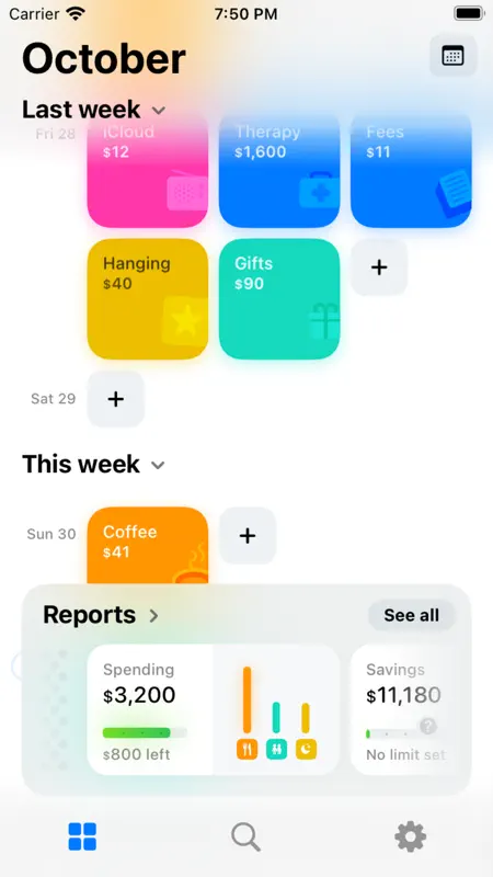 Gem - Money tracker screenshot 1 of 8