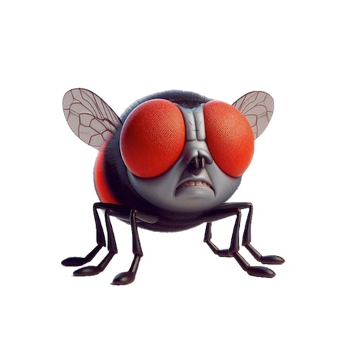 Angry Fly Stickers