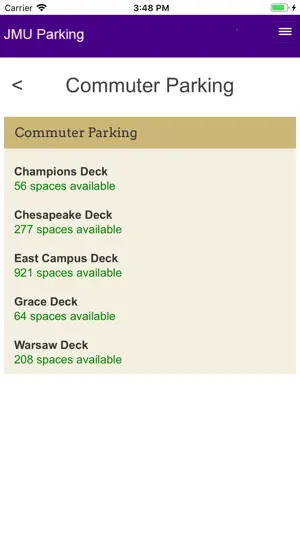 JMU Parking screenshot 3