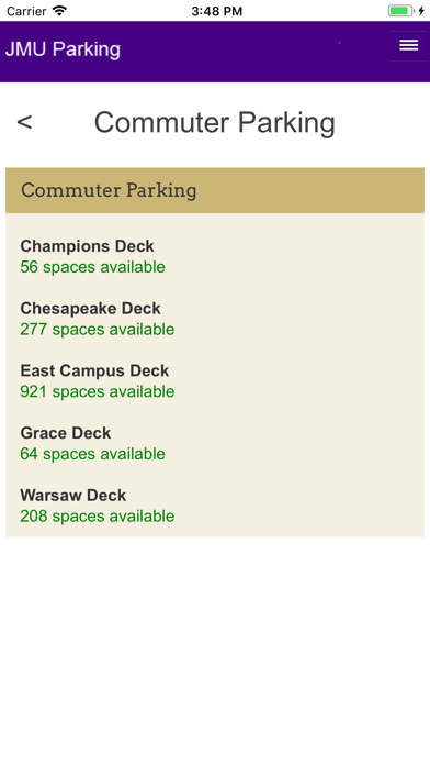 Screenshot #3 pour JMU Parking