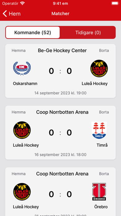 Luleå Hockey Screenshot