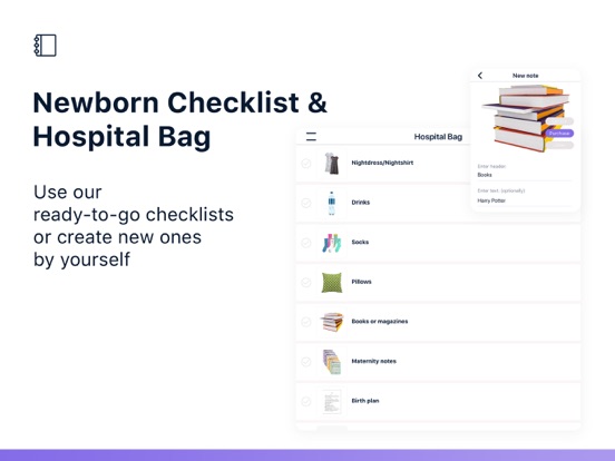 Stork — Pregnancy Tracker App iPad screenshot 5 - Medical app
