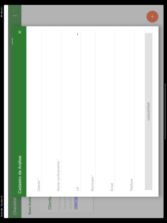 Screenshot #5 pour Checklist Confinamento