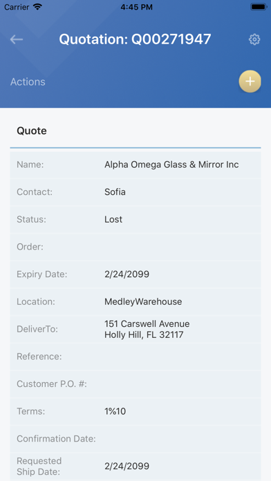 App screenshot