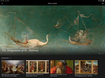 SC Museu Nacional Arte Antiga iPad screenshot