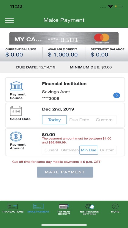 ACCU Card Controls screenshot-3
