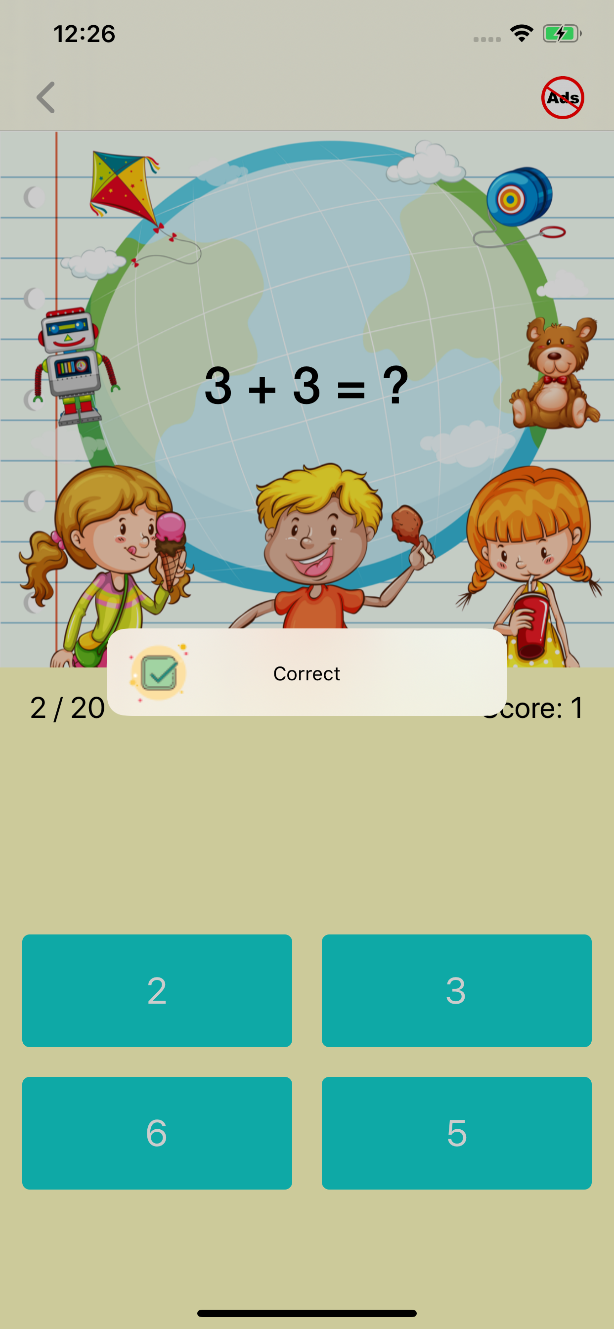 First Grade Math Quiz