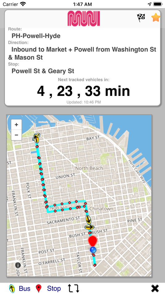 #1. xtBus transit browser (iOS) Bởi: Idemfactor Solutions