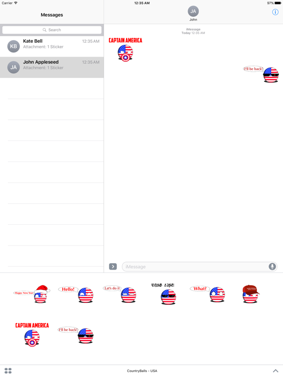 Screenshot #4 pour CountryBalls - USA