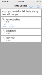 KMZ Loader screenshot