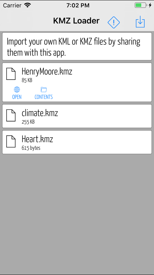 #2. KMZ Loader (iOS) 由: Casey Evanoff