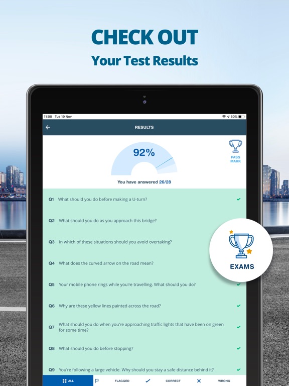 UK Motorcycle Theory Test Kit iPad screenshot 7 - Reference app