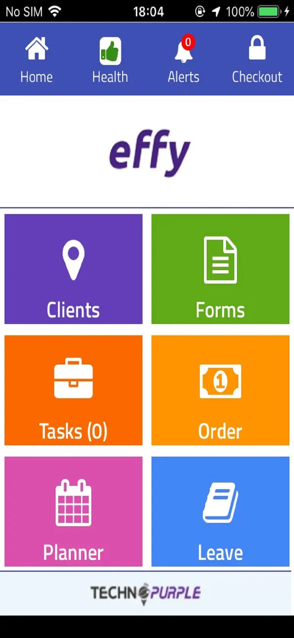 Screenshot #2 pour EFFY TechnoPurple GPS Tracking