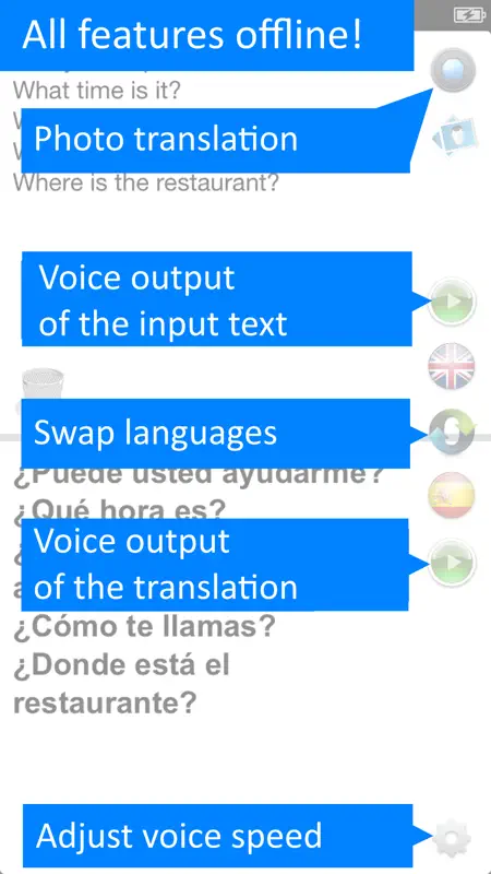 Translate Offline Spanish Pro screenshot 1 of 4
