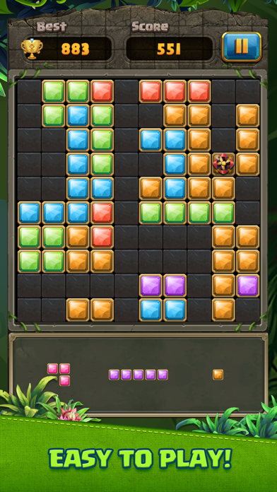 Screenshot #3 pour Block Puzzle:Jewels of Mayan
