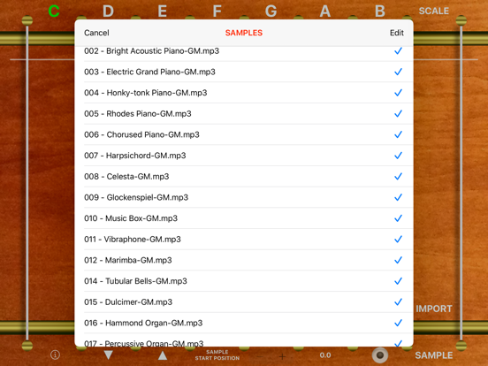 Screenshot #6 pour harpSampler