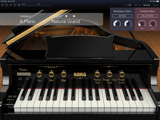 KORG Module Pro iPad app afbeelding 2