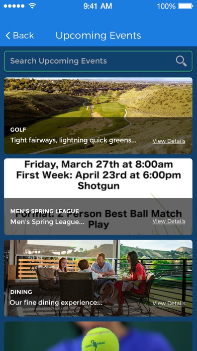 Crane Creek Country Club. Screenshot