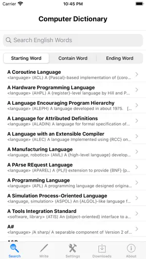 Computer Dictionary English screenshot 1