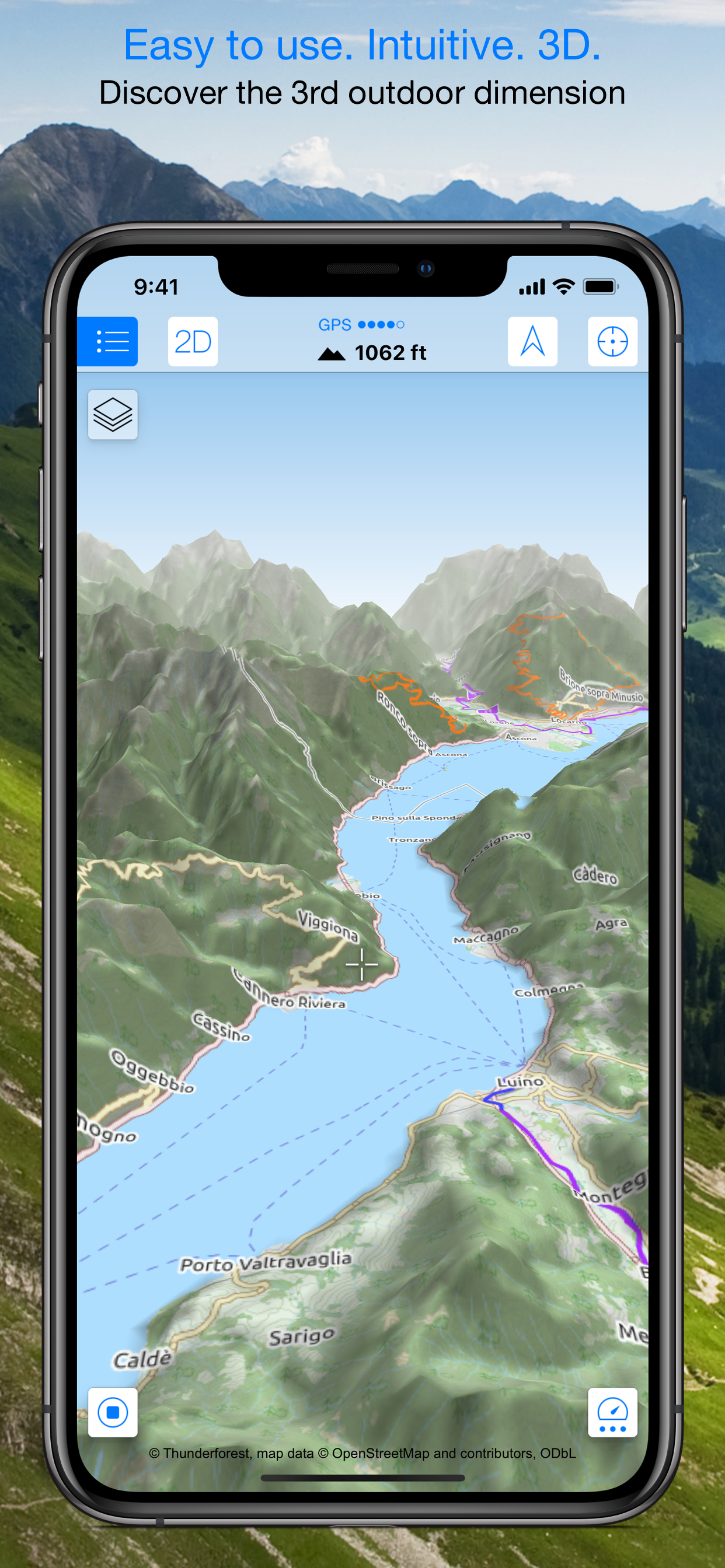 Maps 3D PRO - Hike & Bike