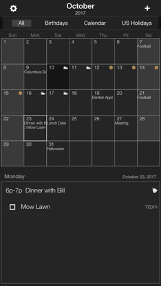 The Grid - Calendar screenshot 1