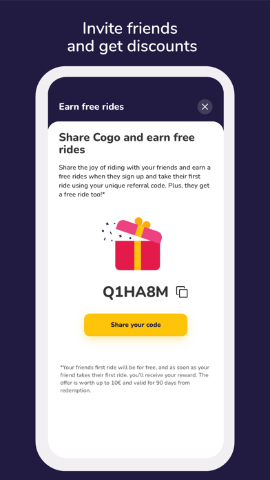 Cogo - Scooters, bikes & cars Screenshot
