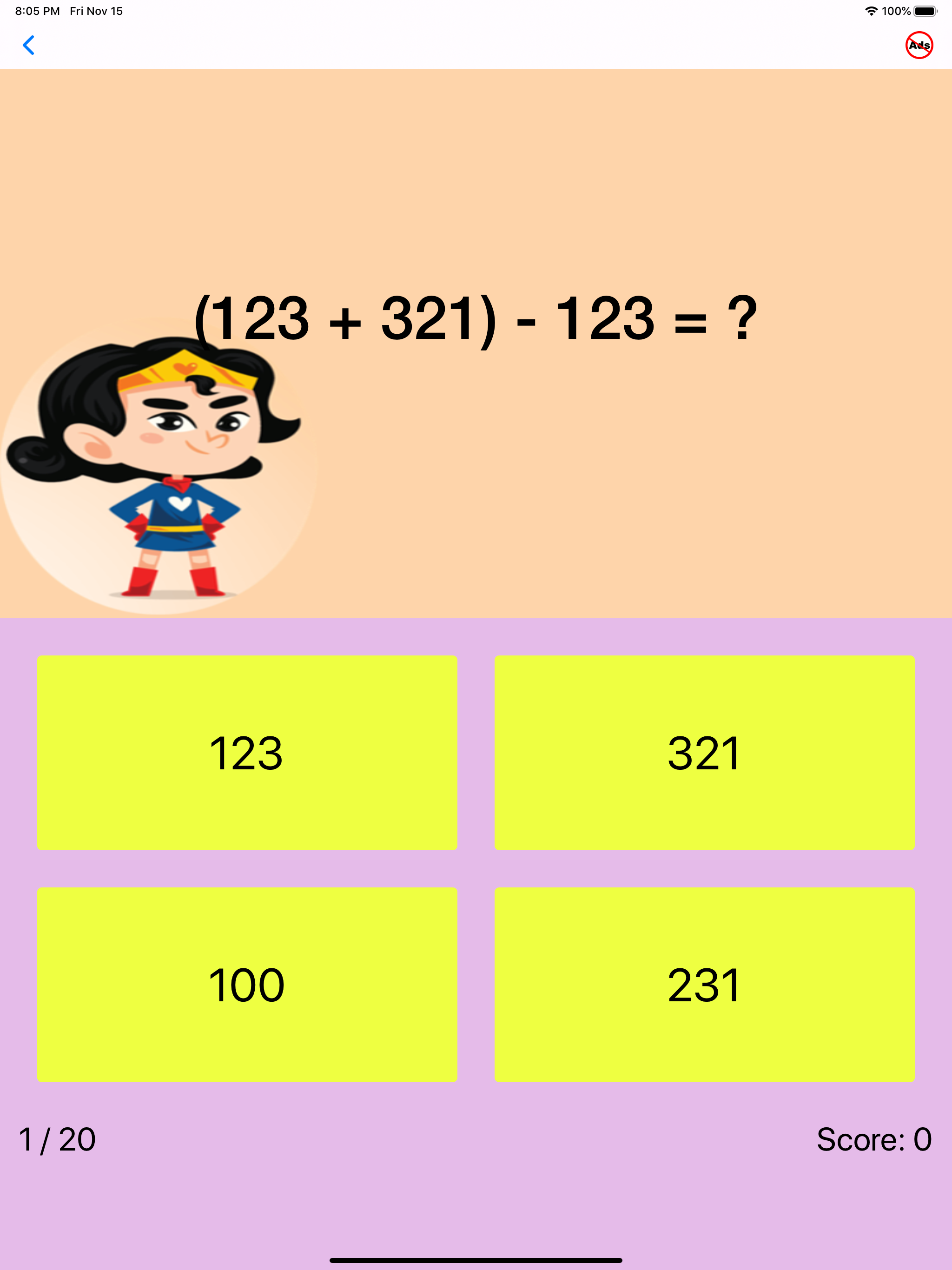Third Grade Math Quiz