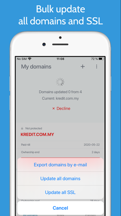 Domain Control & Whois WWW Screenshot