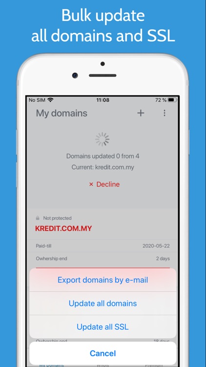 Domain Control & Whois WWW screenshot-5