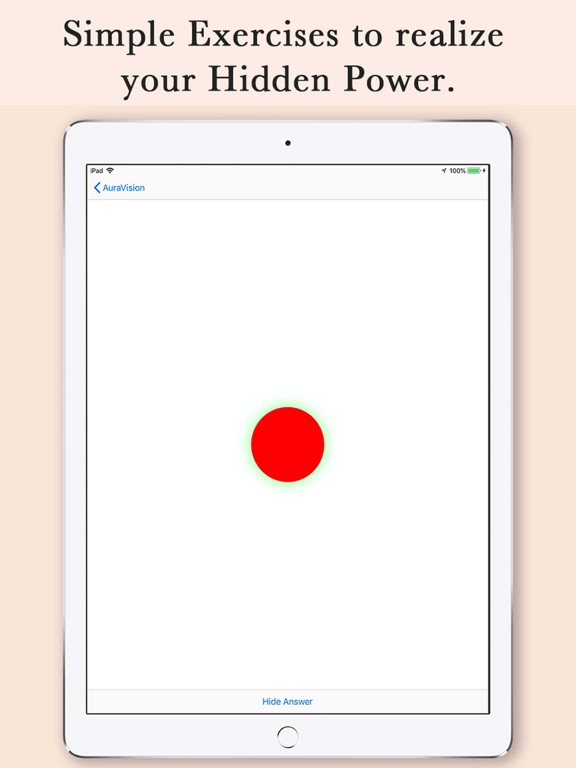 AuraVision Training Program iPad screenshot