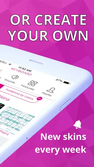 Keyboard Skins for iPhone screenshot 2