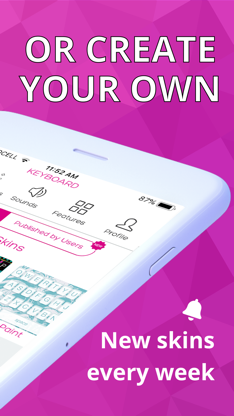 Keyboard Skins for iPhone screenshot 2