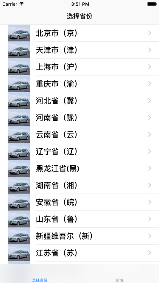 #1. 车牌号查询 (iOS) 由: 波 严