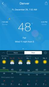 Gismeteo lite screenshot
