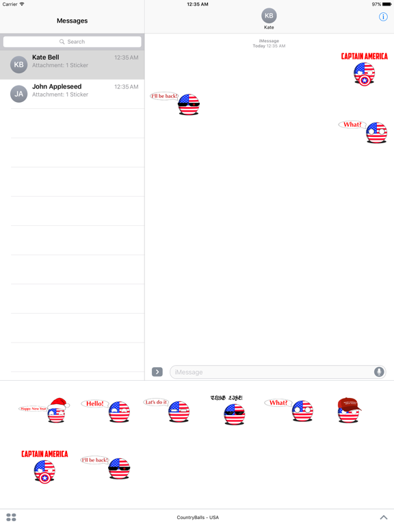 Screenshot #6 pour CountryBalls - USA