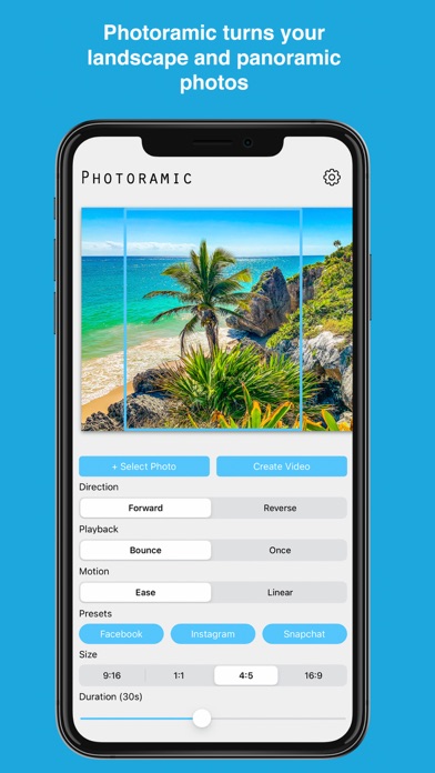 Screenshot #1 pour Photoramic for Instagram