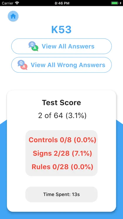 Screenshot 4 von 5 zu The K53 Learner's Test App