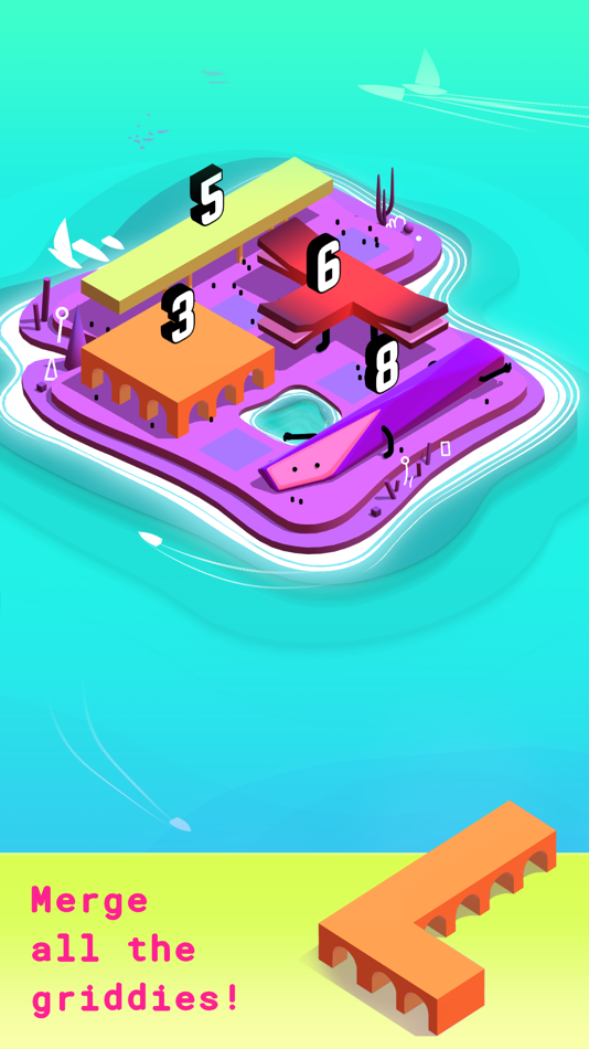 #1. Griddie Islands (iOS) 由: Pomelo Games