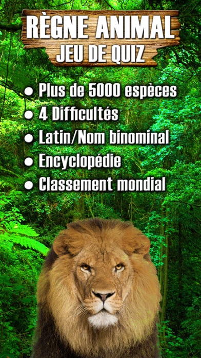 Screenshot #1 pour Règne animal - jeu de quiz