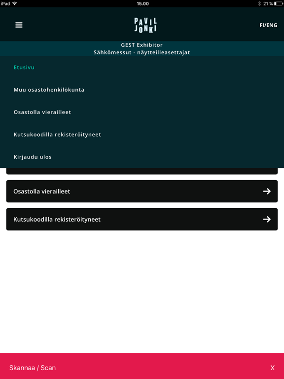 Screenshot #5 pour Paviljonki Exhibitor App