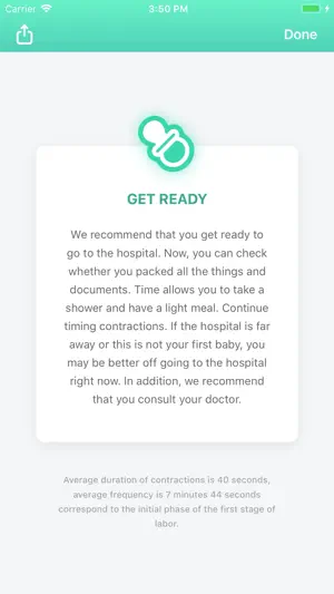 Contraction Timer & Counter 9m screenshot 4
