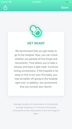 Contraction Timer & Counter 9m screenshot 4