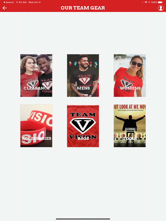 Team Vision iPad screenshot 5 - Lifestyle app