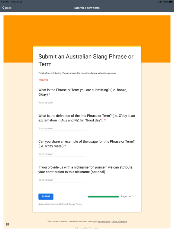 Strayamate Aussie Slang & more iPad screenshot 5 - Reference app