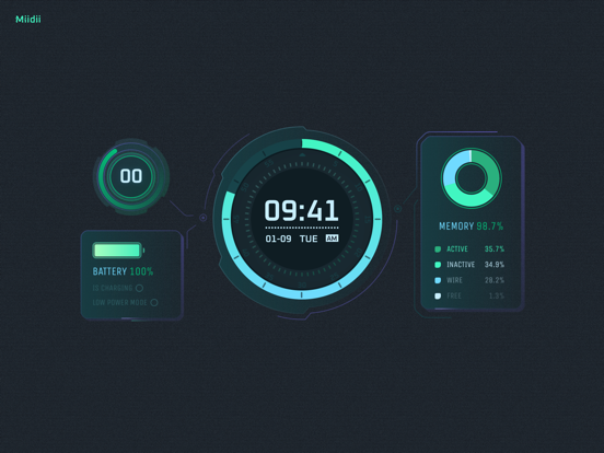 MD Clock - Flip Clock iPad app afbeelding 8