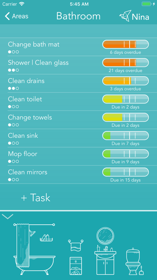 #1. Tody (iOS) 由: LoopLoop