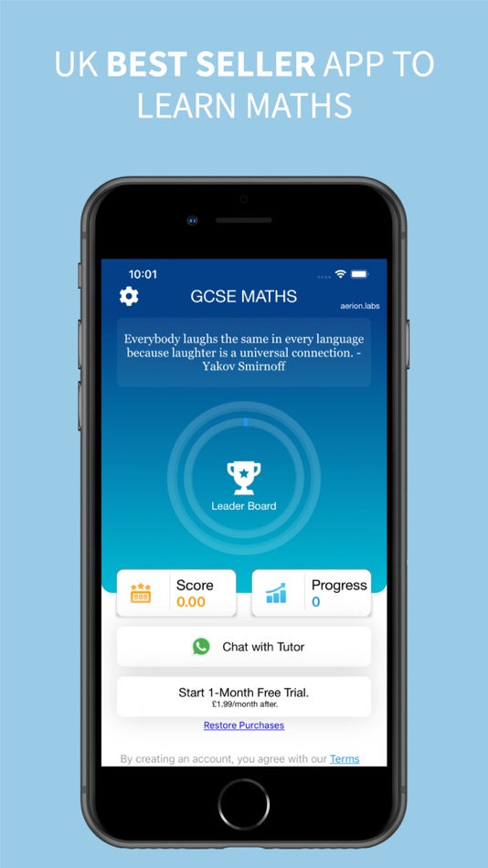 #1. The GCSE Maths App (iOS) Podle: Aerion Design Labs Ltd.