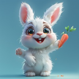 Cute Rabbit - Road Move